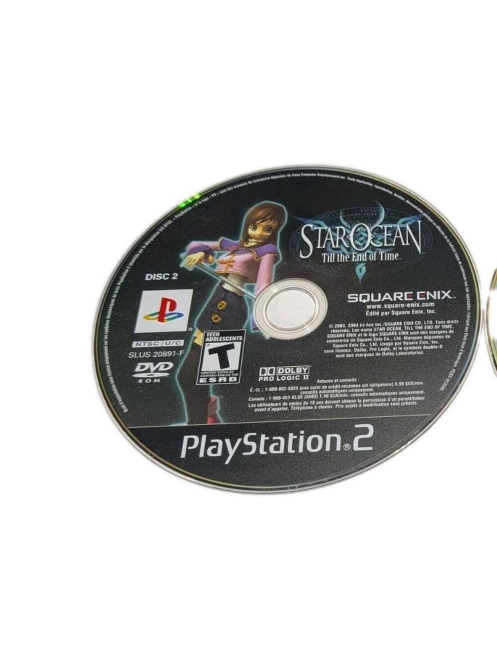 Star Ocean: Till the End of Time - PS2 - Excellent